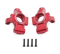 Para 1/10 Juego Manguetas Dirección Desmontables Coche Control Remoto Crawler Mejora Reemplazo Modificación Y Reparación Piezas RC Reemplazos Repuestos(Red)