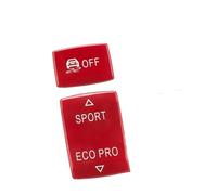 Para 1 2 3 4 Series Para F20 F21 F22 F23 F30 F31 F34 F35 F32 Botón De Interruptor De Consola Central Botón Sport Pro Interruptor Sensor Interruptor de control de ventana(ROJO 2 piezas)