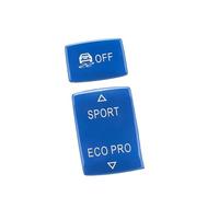 Para 1 2 3 4 Series Para F20 F21 F22 F23 F30 F31 F34 F35 F32 Botón De Interruptor De Consola Central Botón Sport Pro Interruptor Sensor Interruptor de control de ventana(Azul 2 piezas)