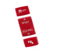 Para 1 2 3 4 Series Para F20 F21 F22 F23 F30 F31 F34 F35 F32 Botón De Interruptor De Consola Central Botón Sport Pro Interruptor Sensor Interruptor de control de ventana(ROJO 3PCS)