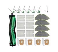Para 115 Combo /115 Combo+ Aspiradora, 1 Cepillo Principal, 6 Cepillos Laterales, 6 Filtros, 4 Almohadillas de Mopa, 4 Bolsas de Polvo, con 1