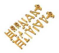 para 14301 14302 1/14 Brazo Suspensión Metal Conjunto Conjunto Varilla Enlace Copa Dirección Accesorios Actualización Coche RC Piezas