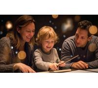 Para 2 adultos y 1 niño: Taller creativo con espectáculo de magia y crea tu propia varita