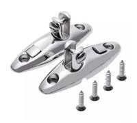 Para 2 piezas para Bimini Top Bisagra Giratoria De 316 Para Tubo Redondo De 1 Pulgadas Con Superficie Pulida Y Para 2.5 Pulgadas Distancia entre Agujeros Para Barcos Plata