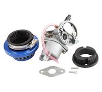 Para 2 Tiempos Minimoto Quad ATV Dirt Bike Go Kart Buggy Carburador Pocket 47cc 49cc Motor con Filtro de Aire Acero 44 mm Conjunto carburador