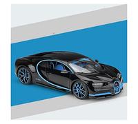 para 2018 Bugatti Chiron Roadster Cool Black High Simulation Car Model Collection 1; 18(3)