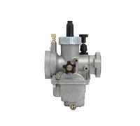 para 2T 4T Motor 17mm 19mm 22mm 24mm 26mm 28mm Carburadores con Chorros Principales Motocicleta Carburador(Silver,28mm)