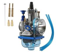 Para 2T 4T Para Koso Motocross Para Karb Scooter ATV Rojo Azul Para PWK24 26 28 30 34 Mm Carburador De Motocicleta Dirt Bike Con Power Jet piezas reparación carburador(BLUE-PWK30)