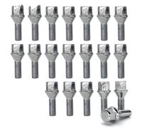 para 3 para E21 para E30 1975-2012 M12x1.5 26mm SW17 Juego de 20 Pernos de Rueda de aleación Tuercas de Seguridad Pernos de Rueda Tuercas Tornillos Espárragos Pernos de Rueda