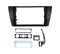 para 3 Serie E90 E91 E92 E93 2006-2011 2 DIN 9 Inch Radio Marco Fascia Tablero Montaje Kit Instalación Estéreo Canbus Marco de Radio
