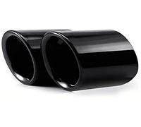 Para 325i 328i 2006-2010 Kit Accesorios Para Automóviles Coche Tailpipe Un Par De Silenciadores Extremo Cola Negra Titanio Traseros Silbato Coche Escape Tubo Silenciador