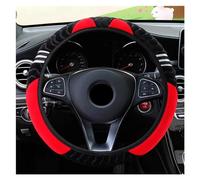 Para 38cm Protector Para Volante Coche Elástico Cálido Antideslizante Cubierta La Rueda Para Las Mujeres 15" Embellecedor Para Volante Cubierta Volante Automóvil Protector Volante Coche(Red)
