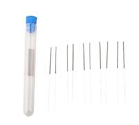 Para 3D impresora mantenimiento herramienta conjunto 50pcs acero inoxidable boquilla limpieza agujas 0.4mm para uso confiable de desatasco boquilla