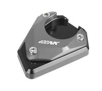 Para 400GT 650GT 400NK 650NK motocicleta pie lateral almohadilla placa soporte ampliadora extensión de