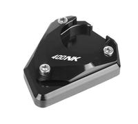 Para 400GT 650GT 400NK 650NK motocicleta pie lateral almohadilla placa soporte ampliadora extensión de