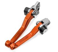 Para 450 XCW 2014-2023 2020 2021 2022 CNC Dirt Bike Pivot Palancas De Embrague De Freno Plegables Empuñaduras De Manillar(Orange)