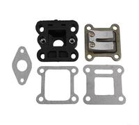 Para 47cc 49cc Mini para ATV Carburador Kit Plegable, Tubo de admisión de válvula Reed para motos de cross