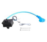 para 49cc 60cc 80cc Accesorios De Motor 2 Tiempos Encendedor Motocicleta Caja CDI Bobina Encendido Motorizada(Blue)