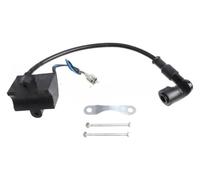 para 49cc 60cc 80cc Accesorios De Motor 2 Tiempos Encendedor Motocicleta Caja CDI Bobina Encendido Motorizada(Black)