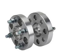 Para 4lug Para Fit Para Jazz 2 Piezas PCD 4x100 ID=OD=56,1 Mm Adaptador Espaciador Rueda Aluminio Automóvil Brida 15/20/25/30/35/40/45 Mm Separadores Ruedas Coche(2PCS 40mm Silver)