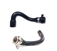 Para 5 3 Serie X5 F35 320Li 328Li428i 320iX 520 528 525L | 11537603514 11537598234 Tubo del tanque de agua del refrigerador del motor Manguito Intercooler(1 Pair Hose)