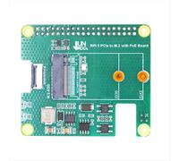 Para 5 PCIe a interfaz M.2 40 pines GPIO con PoE Ethernet Placa de expansión de fuente de alimentación Protocolo NVMe HAT+