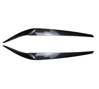 Para 5 Series Para G30 Para 525i 2017-2021 Faros Delanteros Coche Párpado Ceja Embellecedor Negro Color Fibra Carbono Exterior cejas faros coche