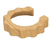 Para 58MM E61 Series ABS Brewing Head Anillo de engranaje Anti-quemaduras, accesorio Espresso Barrera térmica para cabeza de grupo E61 diseñada para proteger contra altas temperaturas (color haya (ABS