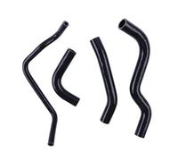 Para 599 CB600F para Hornet 2003 2004 2005 2006 Kit de manguera refrigerante radiador silicona tubo ventilación entrada aire coche Manguera de ventilación de admisión(Black)