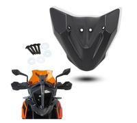 para 790 390 ADV 2019-2021 Accesorios Cubierta la Nariz Delantera Motor | Parabrisas delantero motocicleta Rueda para pico de guardabarros, extensión de protector cónico, carenado de capó(Negro)