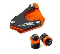 Para 890 Adventure R 890ADV para 890adventure 2020 2021 2022, accesorios para motocicleta, tapa de Valce para neumático, placa de soporte, almohadilla de soporte lateral Placa de soporte ( Color : Nar