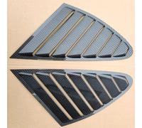 para A-u-d-i A7 S7 2009-2017 Persianas de Ventana Lateral Trasera de Coche,persianas embellecedor de Cubierta Accesorios,A-Carbon Fiber