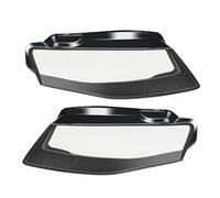 para A-UDI A4 A4L B8 2009 2010 2011 2012 Cubierta De Faro Delantero De Coche Carcasa De Faro Pantalla Transparente Lente Carcasa De Faro(Pair)