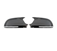 Para A3 8P A4 A5 2011-2016 2 Uds ABS Espejo Retrovisor Brillante Lado Posterior Cubre Tapa 8F0857527B 8F0857528B(Bright black)