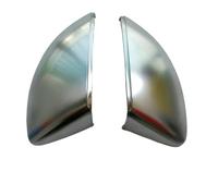Para A3 Para 8V Para S3 Tapas Aluminio Cepillado 2013-2015 2020 Cubiertas Espejo Retrovisor Lateral Cromo Mate Plateado 2 Piezas Cubierta Espejo Retrovisor Puerta(No blind spot hole)