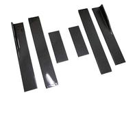 para A3 para A4 para A5 para A6 para A7 para A8 para Q5 para Q7 RS5 Faldón Lateral Extensión Universal Divisores Divisor ala Faldón Lateral para Automóvil(86.6in Carbon Look)