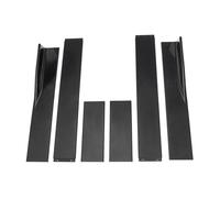 para A3 para A4 para A5 para A6 para A7 para A8 para Q5 para Q7 RS5 Faldón Lateral Extensión Universal Divisores Divisor ala Faldón Lateral para Automóvil(86.6in 2.2M Black)