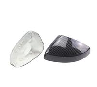 Para A3 Para S3 Para 8V Para RS3 Tapas Asistencia Lateral Accesorios Superposición Cubiertas Espejo Con Patrón Fibra Carbono Negra Carcasa Espejo Retrovisor(2.Carbon no assist)