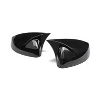 Para A3 Para S3 Para RS3 Para 8V Para TFSI Para TDI 2013-2020 Tapas Cubierta Espejo Retroviso Coche Carcasa Espejo Cubierta del espejo lateral(Glossy Black)