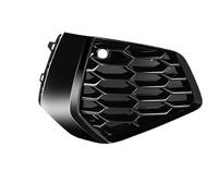 Para A3 S-L 2021 2022 2023 Cubierta Luz Parachoques Delantero Faro Antiniebla Rejilla Hexagonal Cromada Nido Abeja 8YG807671A 8YG807672A(Black,lado derecho)