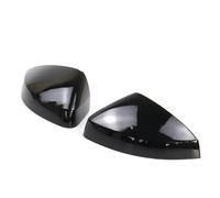 Para A3 S3 2013-2019 Cubiertas De Espejos Laterales, Carcasas, Sin Asistente Carril Tapa Espejo Retrovisor Coche(Gloss Black Pair)