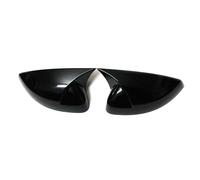 Para A3 S3 RS3 8V TFSI TDI 2013-2020 Brillante/estilo De Fibra De Carbono Tapas De Cubierta De Espejo Retrovisor Lateral De Coche 2 Uds BLNETU(Black)