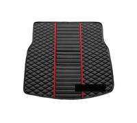 para A3 Sedán 2014-2017 Detalles Interiores Alfombra Tapete para Maletero Funda Maletero Coche(Negro y Rojo)