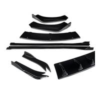 para A4 2009-2016 Kit De Carrocería para Parachoques Delantero Coche, Divisores, Faldones Laterales, Extensiones, Envoltura Trasera, Alerón Trasero Panel Basculante Extensión