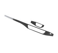 Para A4 A4L B9 2017-2022 Embellecedor Panel Interruptores Faros Delanteros Decoración Tablero Pegatina Fibra Carbono Panel Cubierta Consola Centra(B RHD)