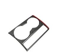 Para A4 A5 2009-2016 Embellecedor Fibra Carbono Consola Central Portavasos Marco Decorativo Adhesivo Interior Coche Panel Cubierta Consola Centra(2)