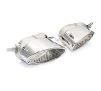 Para A4 A5 A6 A7 RS3 RS4 RS6 RS7 Tubos Extremo Coche Silenciadores Tubo Escape Acero Inoxidable Punta Silbato Coche Escape Tubo Silenciador(Rear Right)