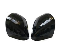 Para A4 A5 B9 2017 2018 2019 S4 S5 RS5, Cubiertas De Repuesto, Negro Perla Brillante, 2 Uds., Tapas De Espejo Lateral Negro(No blind spot hole)
