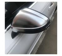 Para A4 A5 B9 Para Allroad Para Quattro S4 S5 Cubiertas Espejo Lateral Plata Tapas Espejo Ala Cromo Mate 2 Uds Carcasa Cubiertas Espejo Retrovisor(With blind spot)