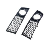 Para A4 B6 2001-2005 8E0807681 8E0807682 Cubierta Faro Antiniebla Tapa De Marco Parachoques Delantero Luz Antiniebla Malla Parrilla Parrilla parachoques delantero(1 par)